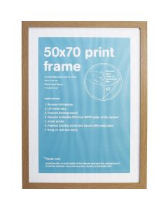 GBEYE-MDF-Oak-Frame-50x70cm-Bilderrahmen-1
