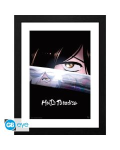 Hells-Paradise-Teaser-Art-S1-30x40cm-Gerahmtes-Bild-1