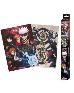 Jujutsu-Kaisen-Gruppe-Chibi-Poster-Set-52x38-Poster-1