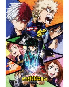 My-Hero-Academia-Characters-Mosaic-915x61-Poster-1