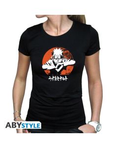 NARUTO-SHIPPUDEN-Naruto-Frauen-T-Shirt-schwarz-Shirt-1