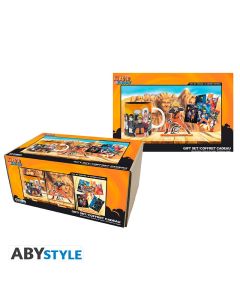 Naruto-Shippuden-Tasse-Acryl-Postkarten-Naruto-Geschenk-Set-