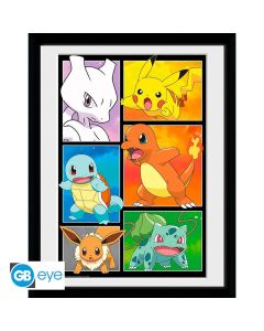 Pokemon-Comic-Panel-30x40-Rahmenbild-1