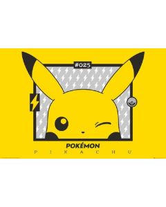 Pokemon-Pikachu-zwinkert-915x61-Poster-1