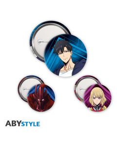 Solo Leveling - Igris - Jinwoo & Cha Hae In - Badge Pack - Buttons