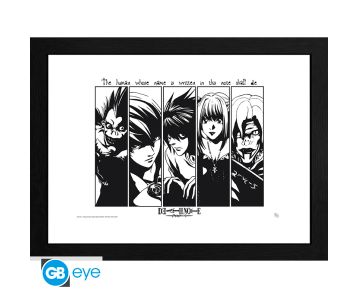 Death-Note-Usual-Suspects-30x40cm-Bilderrahmen-1