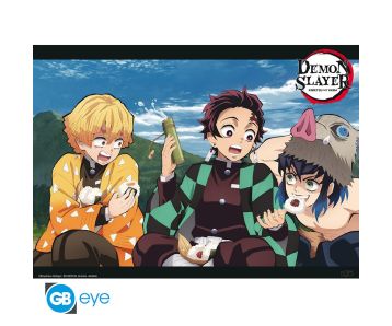 Demon Slayer - Trio - 52x38cm Chibi Poster