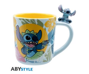 Disney-Lilo-Stitch-Hawaiin-Stitch-3D-460ml-Tasse-1