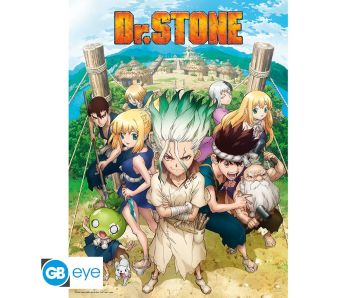 Dr-Stone-Gruppe-52x38cm-Chibi-Poster-1