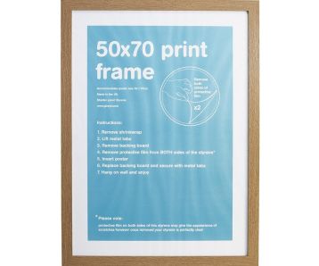 GBEYE-MDF-Oak-Frame-50x70cm-Bilderrahmen-1