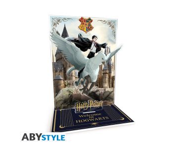 Harry Potter - Harry & Buck in Hogwarts - 15.5cm Acrylfigur