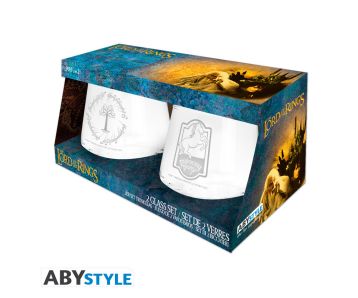 Herr der Ringe - Pony & Gondor - 2 Glas Set - 300ml Glas