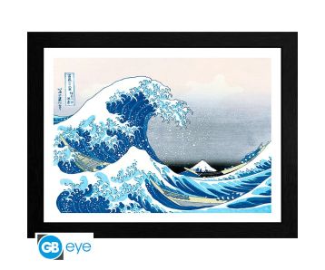 Hokusai-Great-Wave-30x40cm-Rahmenbild-1