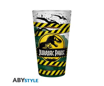 Jurassic Park - Danger High Voltage - 400ml Glas