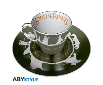 LORD OF THE RINGS - Fellowship - Spiegelbecher & Tellerset