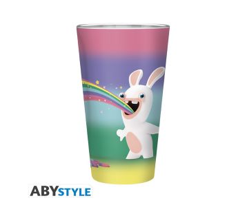 Lapins Cretins - Regenbogen Rabbids - 400ml Glas