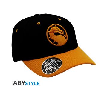 Mortal Kombat - Logo - schwarz - Kappe