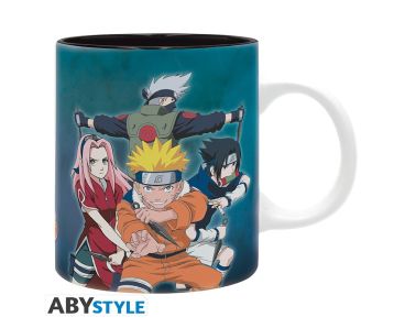 Naruto-Team-7-vs-Haku-Zabuza-320ml-Tasse-1
