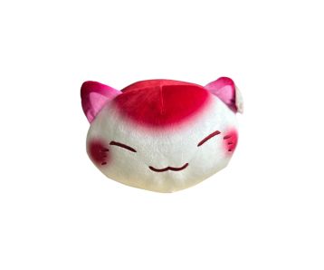 Nemu-Neko-rote-Backen-weissrot-klein-20cm-Pluesch-1