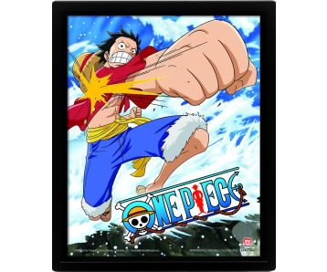 One-Piece-Gum-Gum-Pistol-26x20-3D-Rahmenbild-1