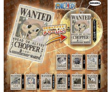 One-Piece-verschiedene-Wanted-Steckbriefe-Schluesselanhaenge