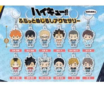 PREORDER - Haikyuu - Flat Personal Marker Charm - Gashapon Bag