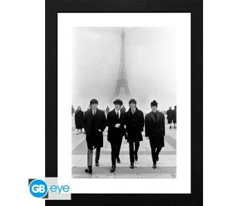 The-Beatles-Paris-30x40cm-Bilderrahmen-1