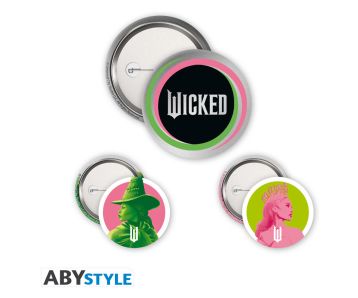 Wicked - Elphaba & Glinda - Badge Pack - Buttons