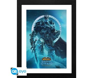 World-of-Warcraft-Lich-King-30x40cm-Bilderrahmen-1